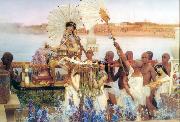 Alma-Tadema, Sir Lawrence The Finding of Moses (mk23) oil painting picture wholesale